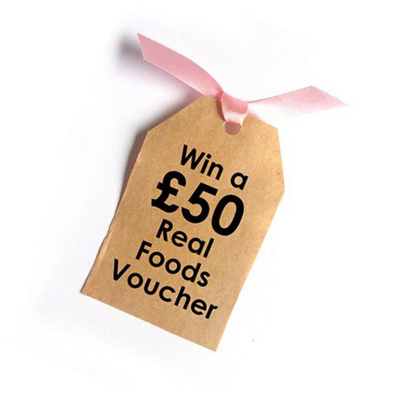 Win 50 gbp voucher from Realfoods for our webshop or stores